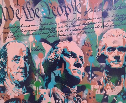 Framed We the People Print