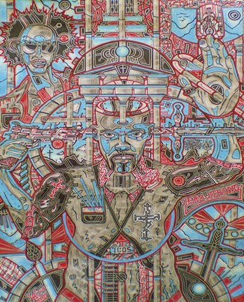 Framed Head Strong Print