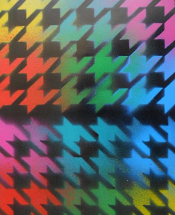 Framed Houndstooth Print
