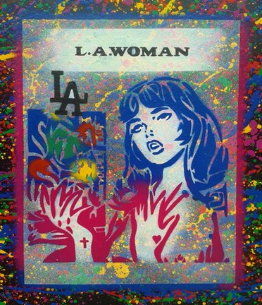 Framed L.A. Woman 3 Print