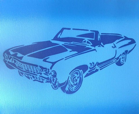 Framed Muscle Car 1 Print
