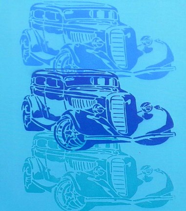 Framed Muscle Car 2 Print