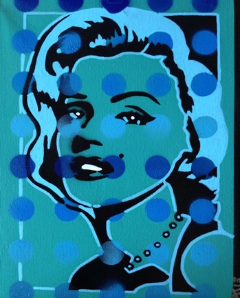 Framed Pop Spots Print