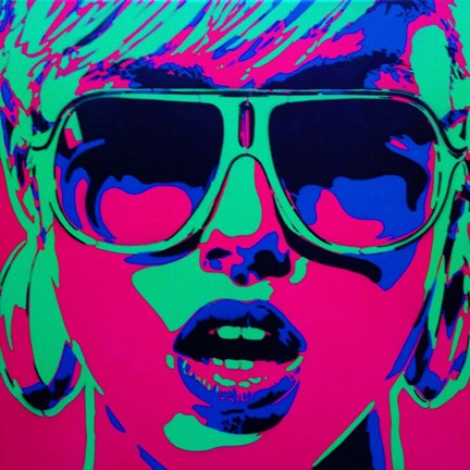 Framed Pop Star 1 Print