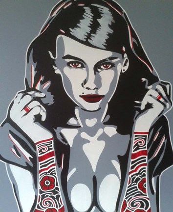 Framed Tattoo Sleeves Print