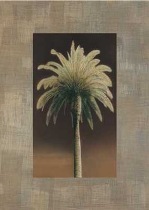 Framed Palmas I Print
