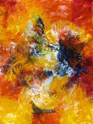 Framed Lovers Embrace Print