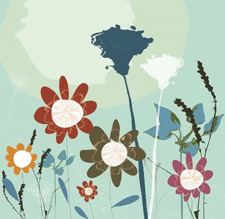 Framed L'aube 1 Print