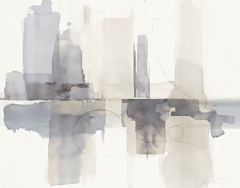 Framed Improvisation II Gray Print