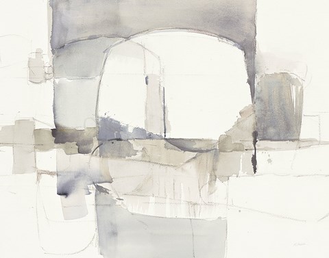 Framed Improvisation I Gray Print