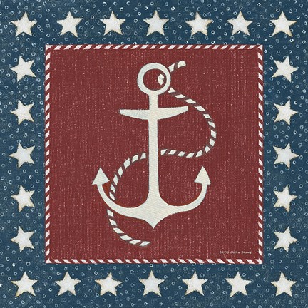 Framed Coastal Americana III Print