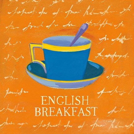 Framed English Breakfast Bright Print