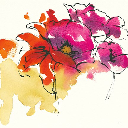 Framed Pattys Plum I Print