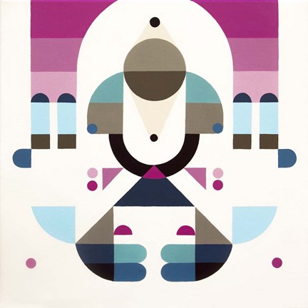 Framed Rainbow Island Print