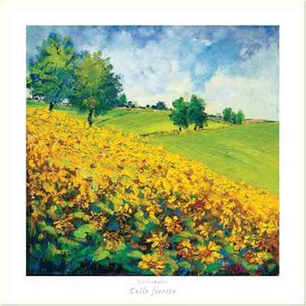 Framed Colle Fiorito Print