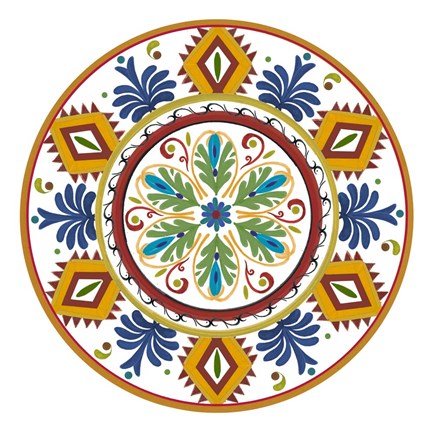 Framed Talavera de Moda II Print