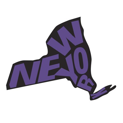 Framed New York Letters Print