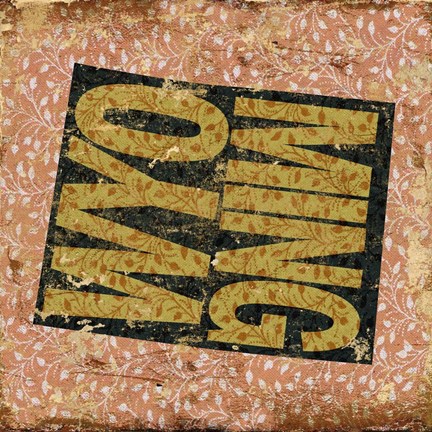 Framed Wyoming on Pattern Print