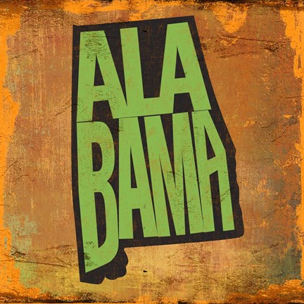 Framed Alabama Print