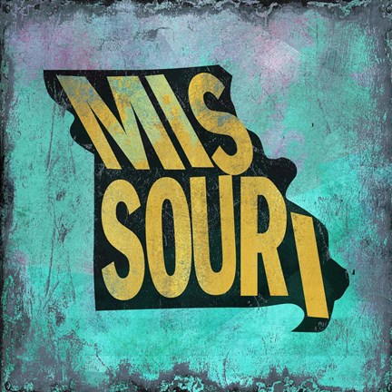 Framed Missouri Print