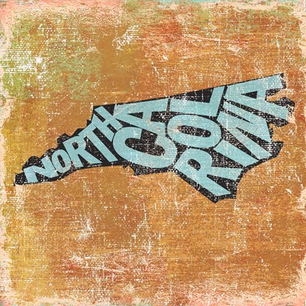 Framed North Carolina Print