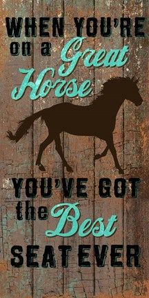 Framed Best Horse Print