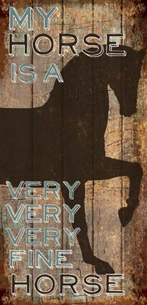 Framed Fine Horse Print