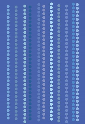 Framed Cool Blue 7 Print