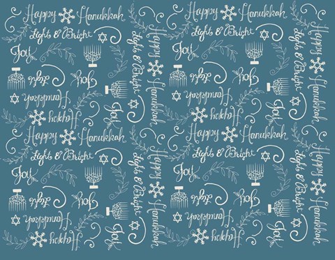 Framed Hanukkah 3 Print