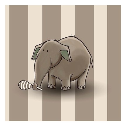 Framed Elephant Print