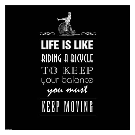 Framed Life Is Like Print