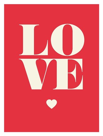 Framed Love Print