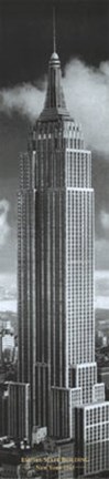 Framed Empire State Building, c.1943 Print