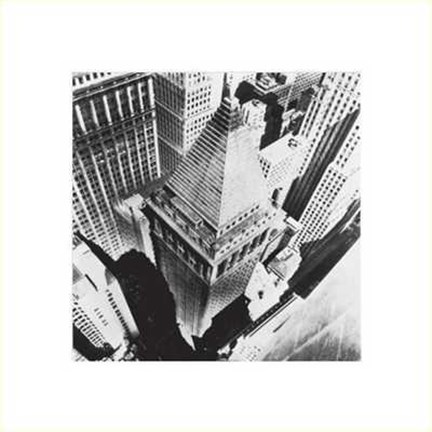 Framed Skyscraper View NYC 1931 Print