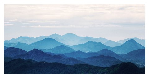 Framed Blue Mountains Print