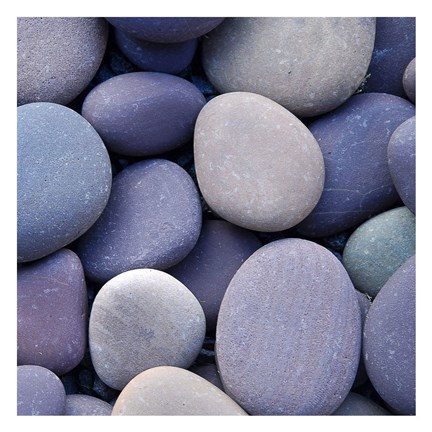 Framed Purple Pebbles Print