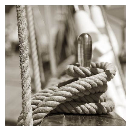 Framed Sail Rope Print