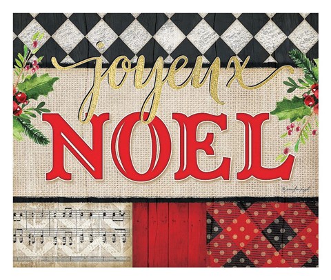 Framed Joyeux Noel Print