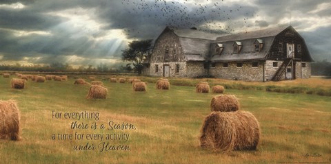 Framed Time to Reap Print