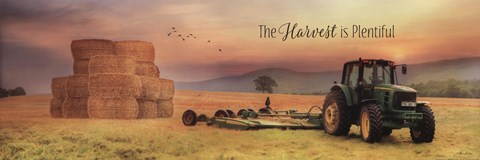 Framed Harvest is Plentiful Print