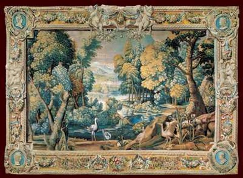 Framed Tapestry Landscape Print