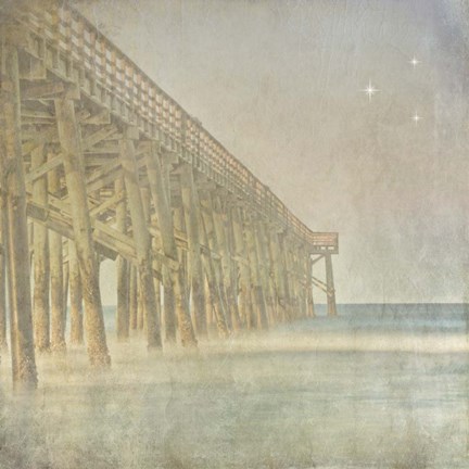 Framed Twilight Pier II Print