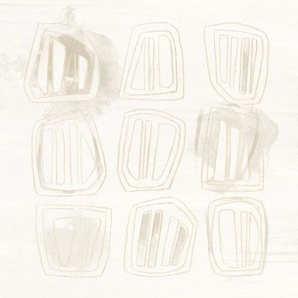 Framed Neutral Logic II Print