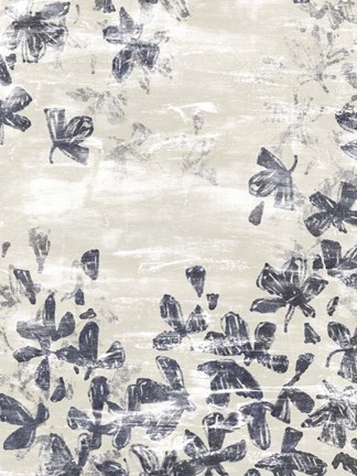 Framed Petal Batik II Print