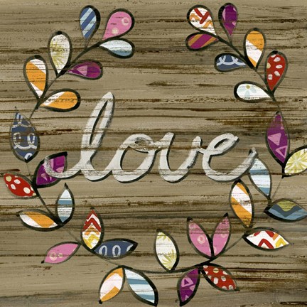 Framed Love &amp; Laughter III Print