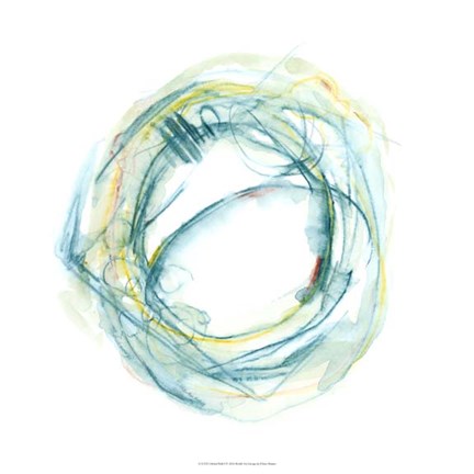 Framed Orbital Path I Print