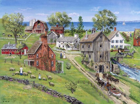 Framed Sweet Meadow Farms Print