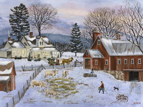 Framed Feeding Time Print