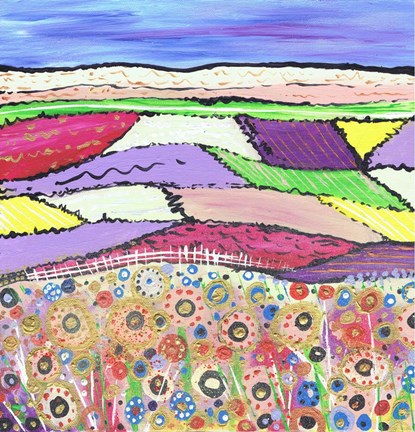 Framed Hazy Sunny Afternoon Print