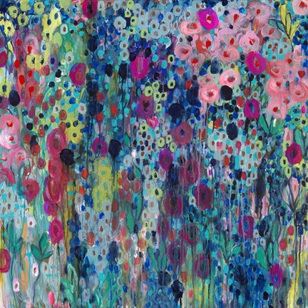 Framed Painted Strings Print